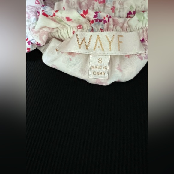 WAYF Nella midi shift dress size S floral spaghetti straps cottagecore pockets - Picture 11 of 12